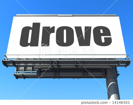 word on billboard 14146301