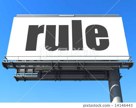 word on billboard 14146443