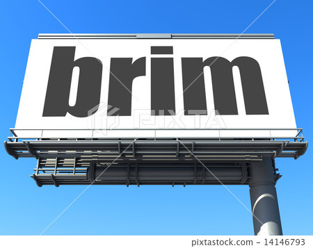 word on billboard 14146793