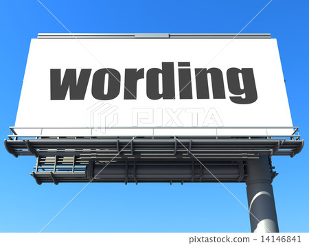 word on billboard 14146841