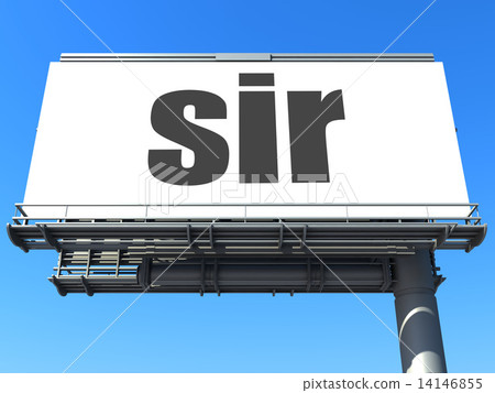 word on billboard 14146855