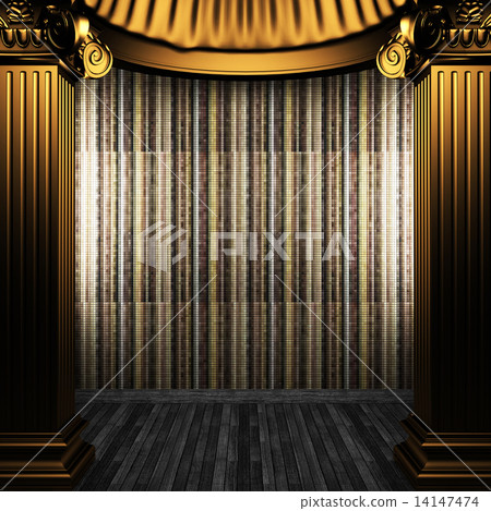 bronze columns and tile wall bronze columns and tile wall 14147474