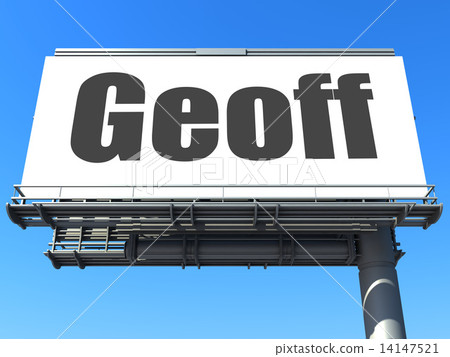 word on billboard 14147521