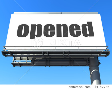 word on billboard 14147786