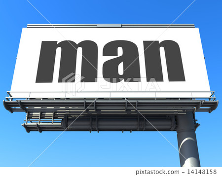 word on billboard 14148158