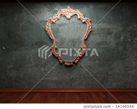 old concrete wall and frame 14148548