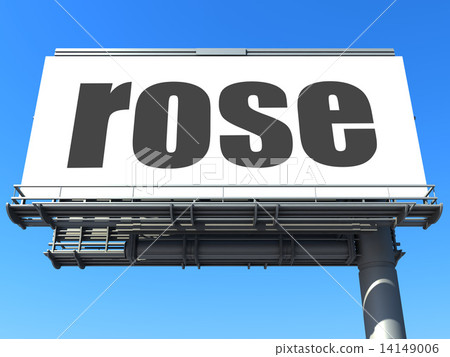 word on billboard 14149006