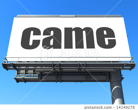word on billboard 14149278