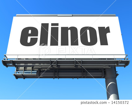 word on billboard 14150372