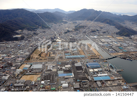 Aerial view of Hiida prefecture Kaita city 14150447