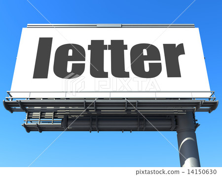 word on billboard 14150630