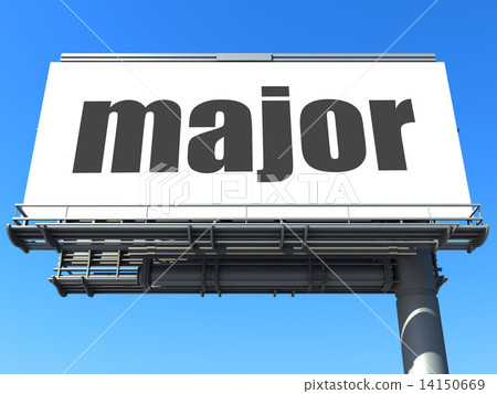 word on billboard 14150669