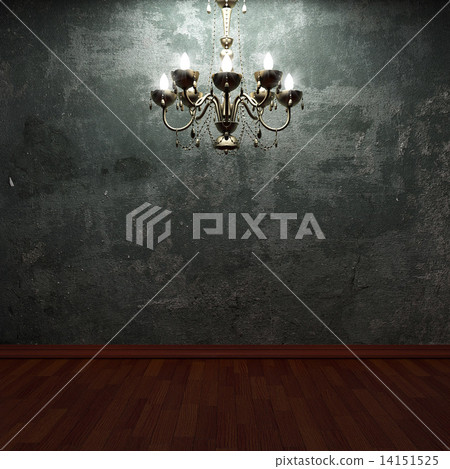 old concrete wall and chandelier old concrete wall and chandelier 14151525