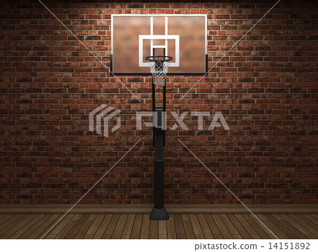 old brick wall and basketball old brick wall and basketball 14151892