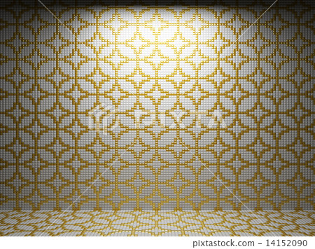 illuminated tile wall 14152090