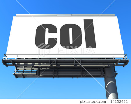 word on billboard 14152431