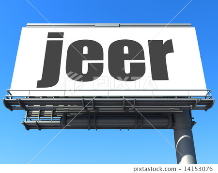 word on billboard 14153076