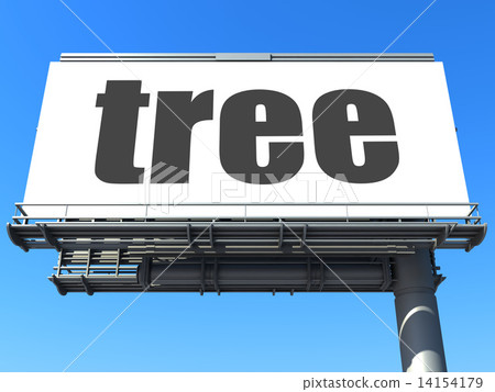 word on billboard 14154179