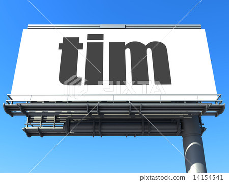 word on billboard 14154541