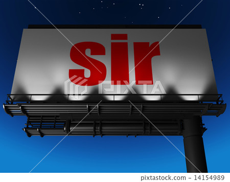 word on billboard 14154989