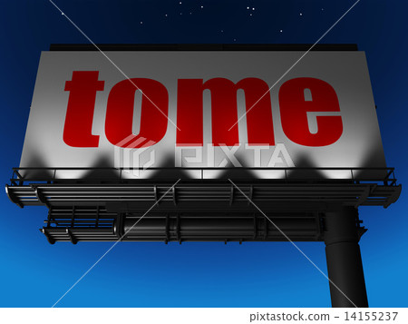 word on billboard 14155237