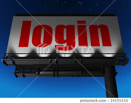 word on billboard 14155310