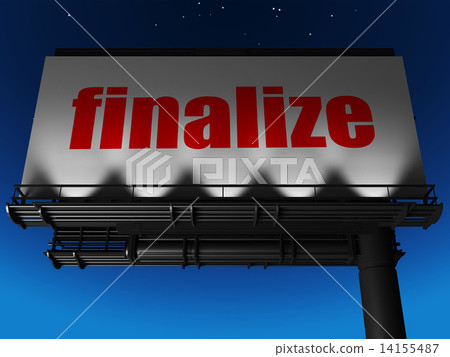 word on billboard 14155487