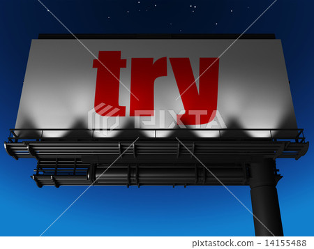 word on billboard 14155488