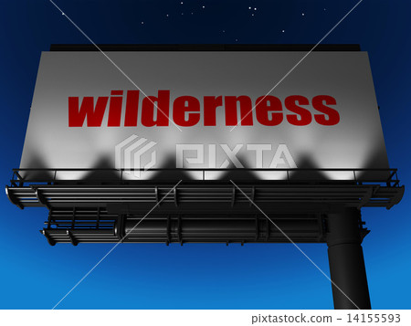 word on billboard 14155593