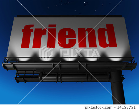 word on billboard 14155751