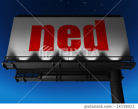 word on billboard 14156021