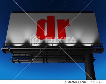 word on billboard 14156333