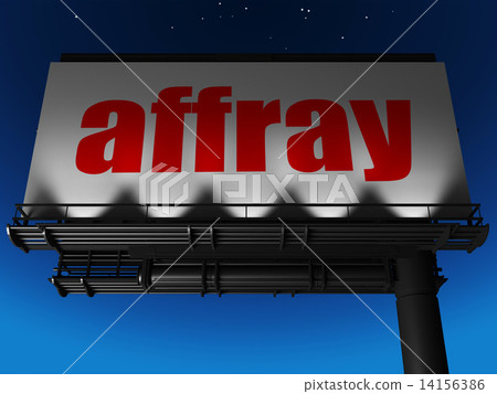 word on billboard 14156386