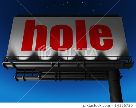 word on billboard 14156720