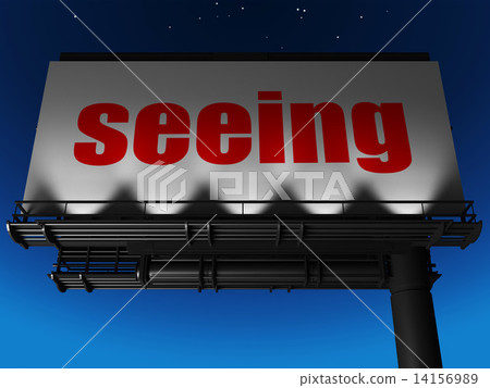 word on billboard 14156989