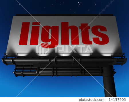 word on billboard 14157903