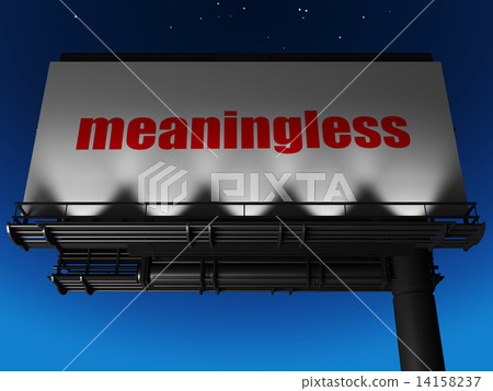 word on billboard 14158237