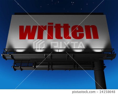 word on billboard word on billboard 14158648