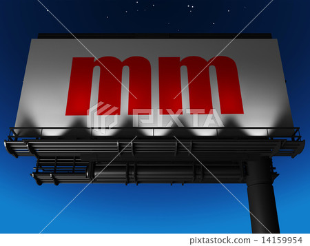 word on billboard 14159954