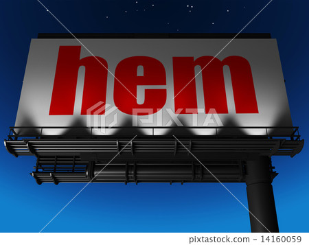 word on billboard 14160059