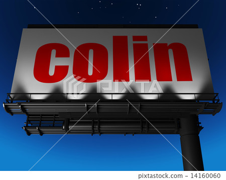 word on billboard 14160060