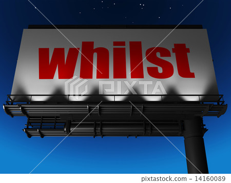 word on billboard 14160089