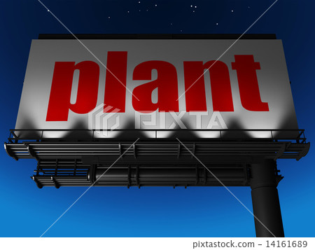 word on billboard 14161689