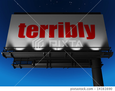 word on billboard 14161690