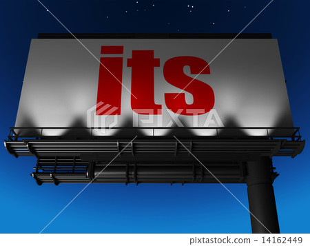 word on billboard 14162449
