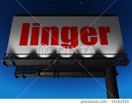 word on billboard 14162450