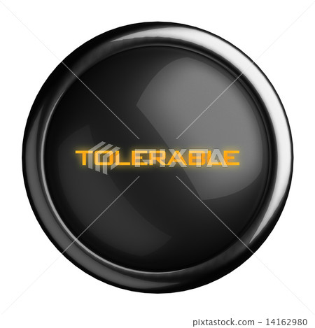 Word on black button Word on black button 14162980