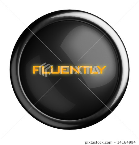 Word on black button 14164994