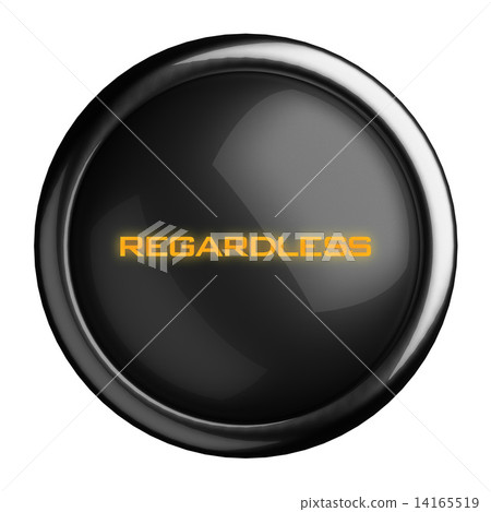 Word on black button 14165519