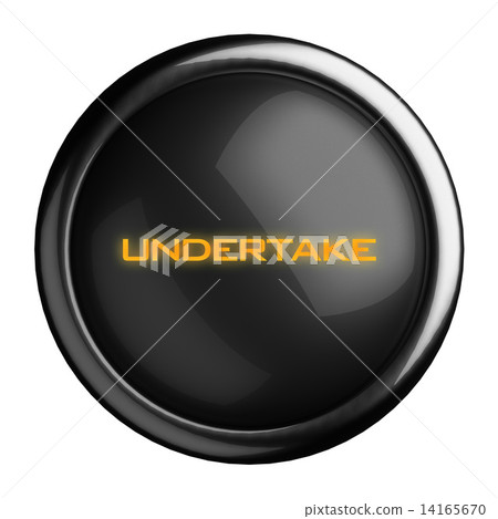 Word on black button 14165670